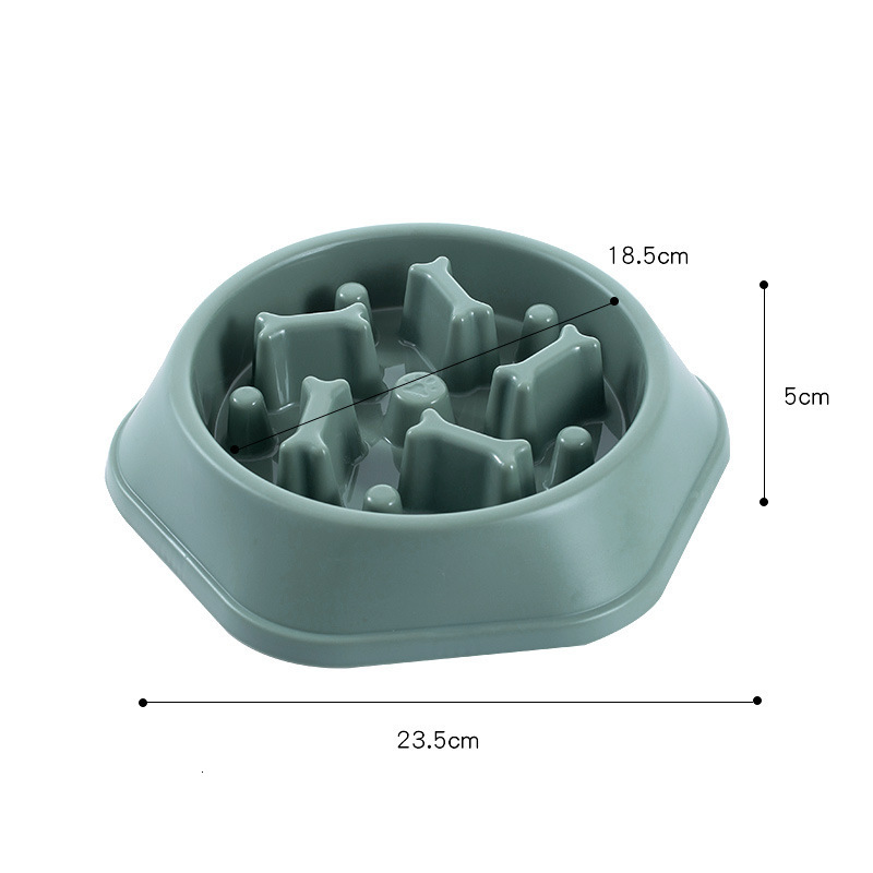 Premium Small Dog Slow Feed Bowl with Grip Design
