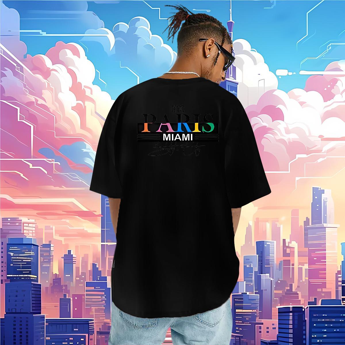 2024 Designer T shirt letter Tops Tees 230g Cotton Street Casual TOP Quality DIY Anime Breathable Short Sleeve Men Clothes T-Shirt