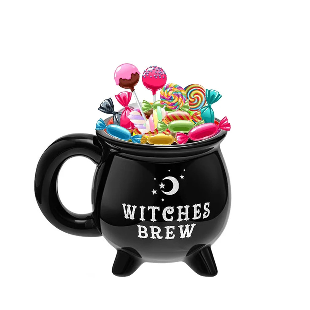 1 piece witch brewed coffee cup 350ml118oz ceramic water summer drink birthday gift 240806