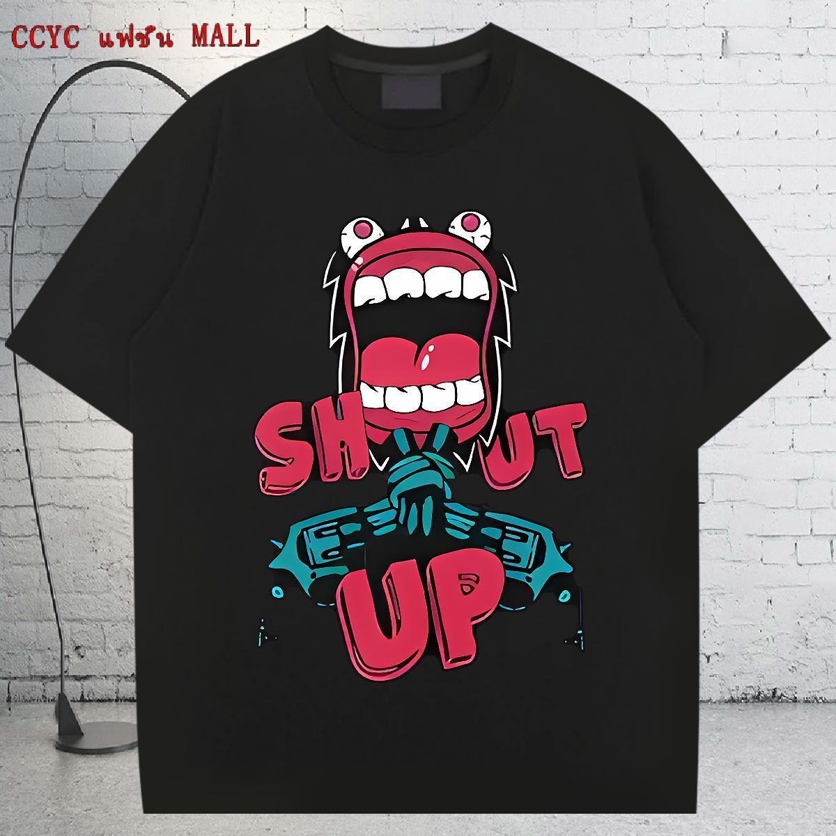 Free Shipping T Shirts Men letter Tops Tees 100% Cotton 230g Street wear Hip Hop TOP Quality Plus Size Cartoon O-Neck Short Sleeve Tshirts