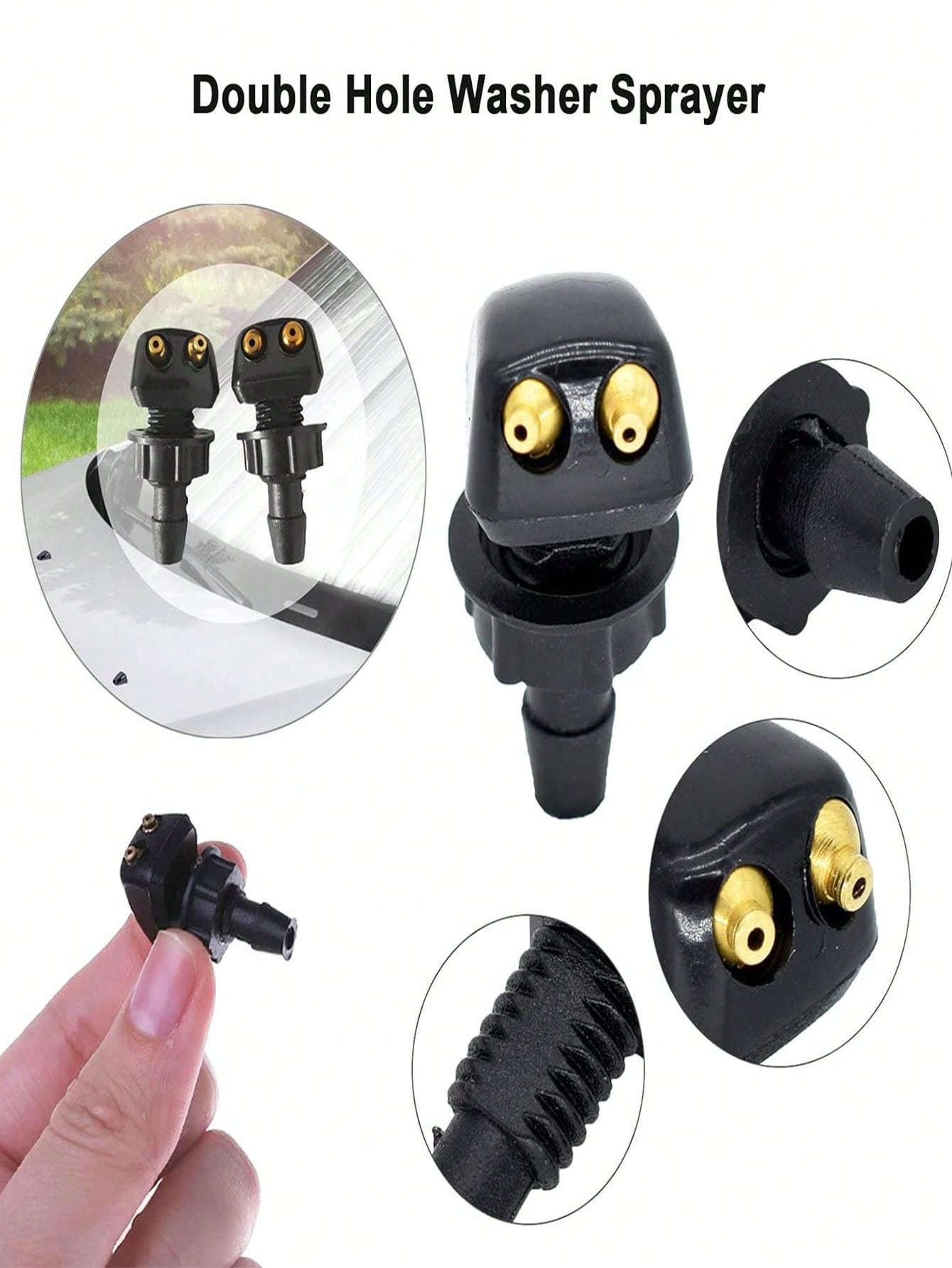 11pcs Universal Car Wiper Spray Nozzle Wiper Sprayer Auto Parts Adjustable Angle Spray