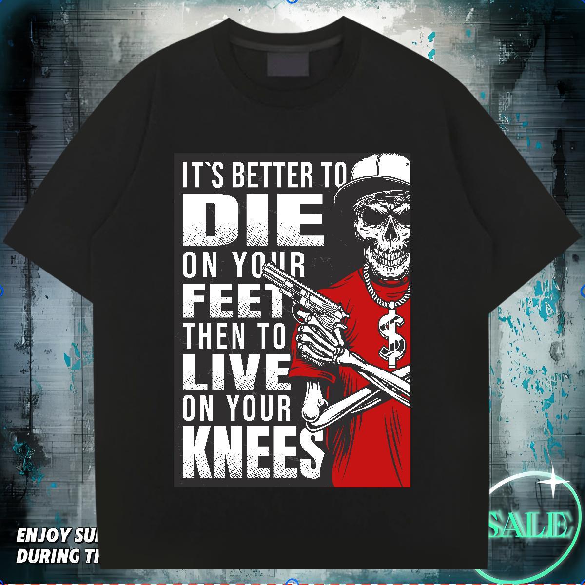 Classic Casual T Shirt For Man skull Tees 230g Cotton Beach Brand Oversized 3XL 4XL Breathable Short Sleeve Men Tops Tees