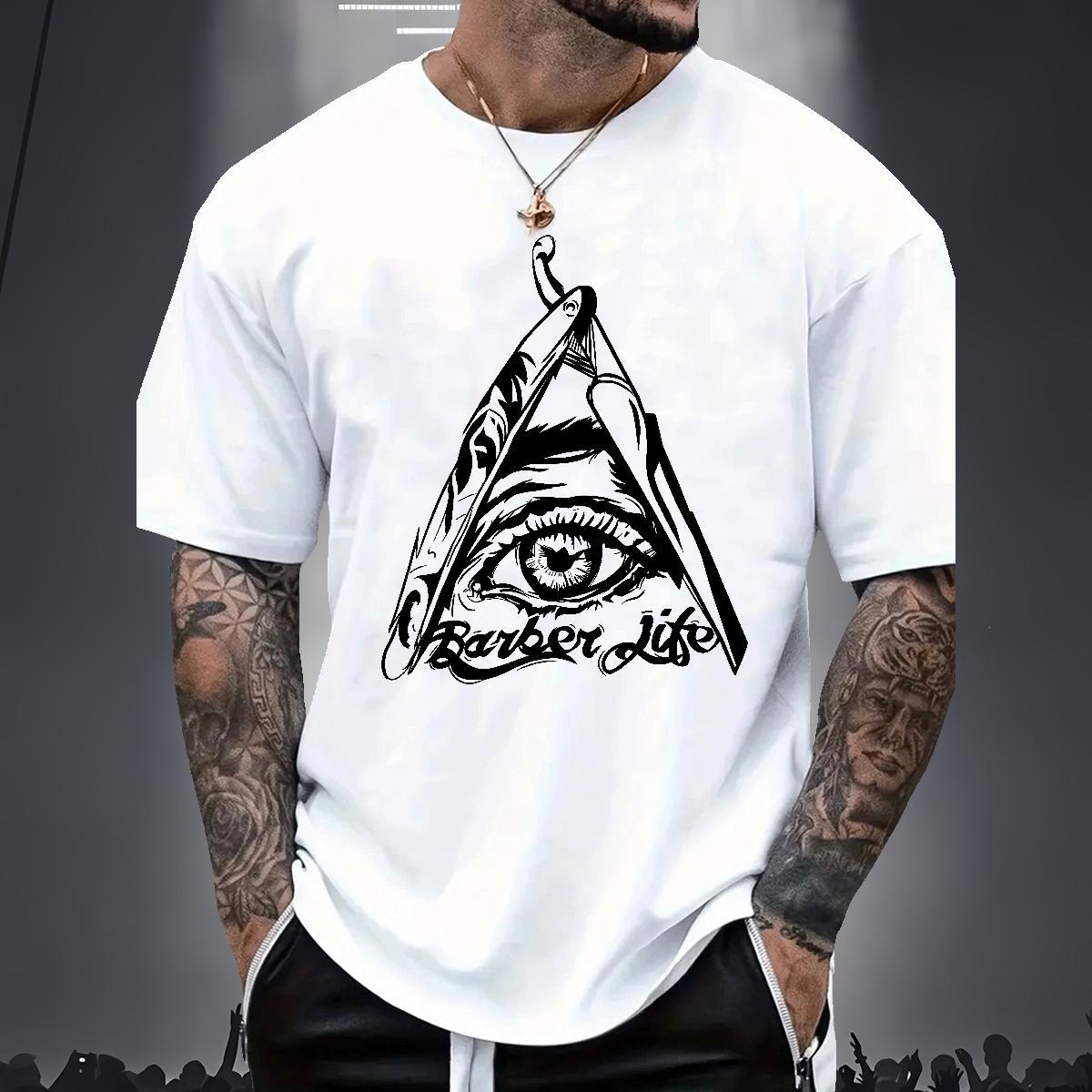 Fashion Design Mens T Shirts eye of the devil Tops Tees 230g Cotton Anime Printing Street Comfortable Skull Breathable Short Sleeve Men Tshirts