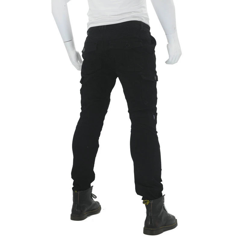 Men Motorcycle Jeans Summer Outdoor Riding Trousers Dropresistant Pants With Protective Gear 240806