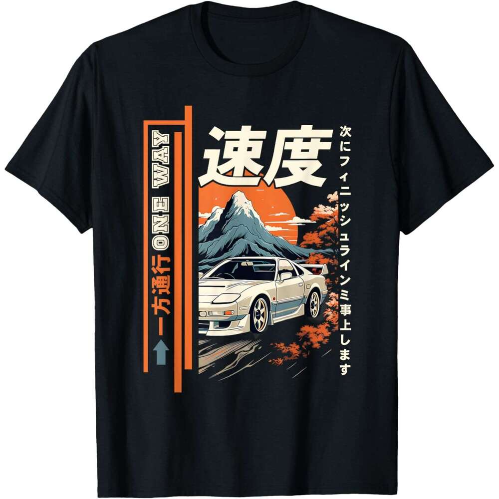 T shirt for Mens Retro Vintage Japanese JDM Ride Legendary Race Car Graphic T-Shirt shirts tshirt graphic tee Casual tops summer clothes Short sleeve