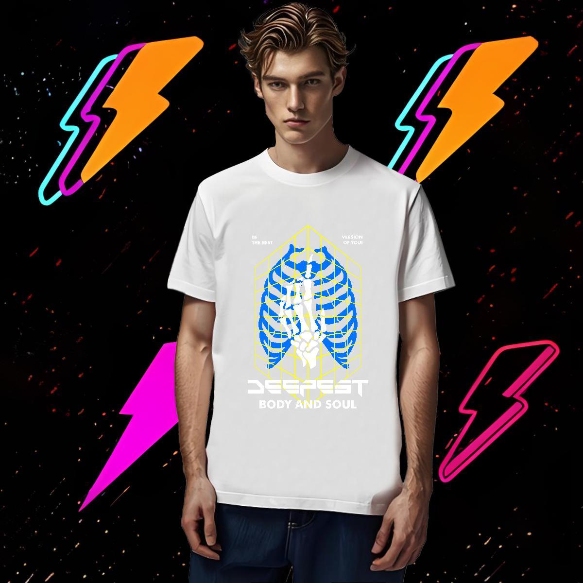 Factory Direct T-Shirts for Men skull Tee Shirt 230g 100% Cotton Casual Beach Popular Anime O-Neck Short Sleeve Men Clothes T-Shirt