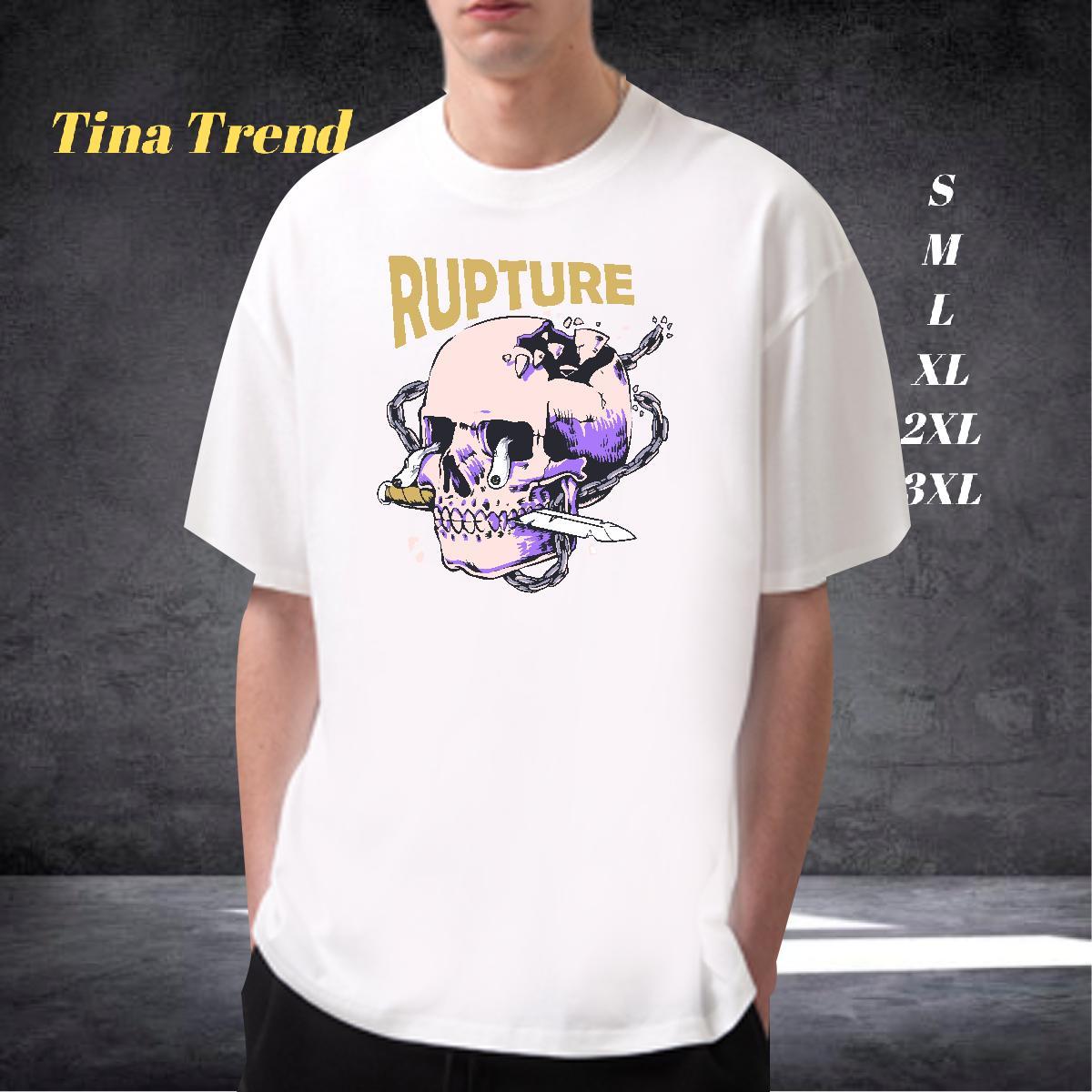 Fashion Designer T-Shirts skull Polos 230g Cotton Daily Outfit Wholesale Custom Big Size Round Neck Short Sleeve Couples T Shirts