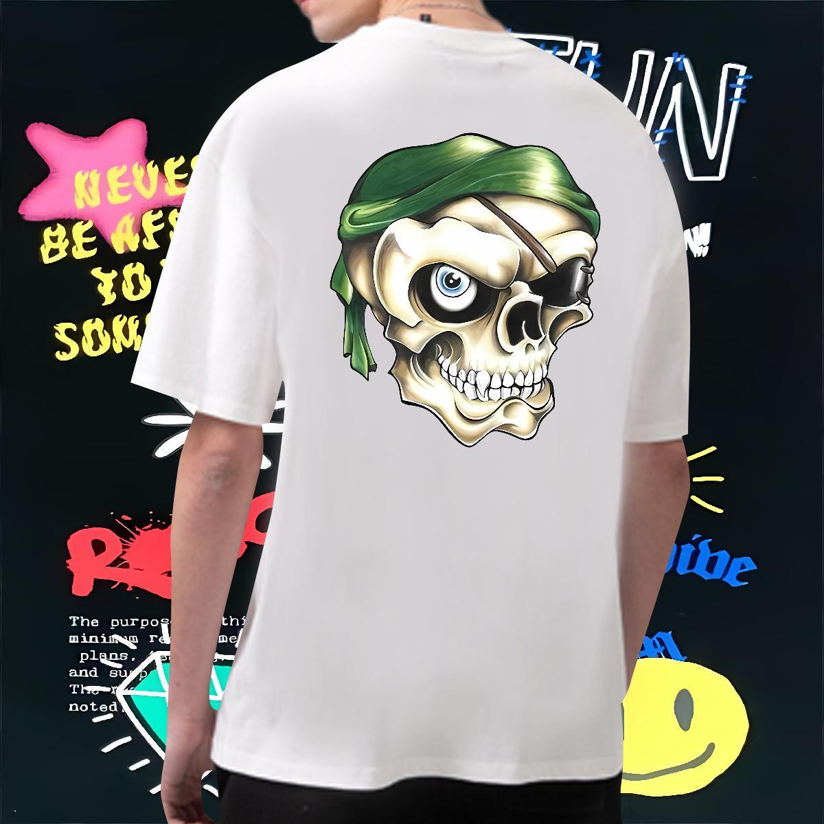 Stylist T-Shirts monster Tops Shirt 230g 100% Cotton Sports Casual Brand DIY Printed Breathable Mens Tshirts