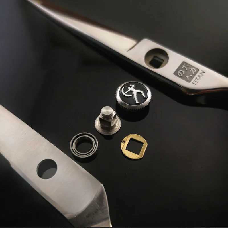 Titan Professional hair scissors 5.5inch 6.0inch barber scissors cutting thinning scissorsXJ240807