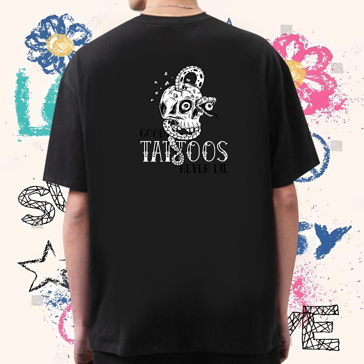 Classic Mens T Shirts logo Tops Tees 100% Cotton 230g Casual Beach Soft Custom Anime Breathable Soft Tshirt for Man Woman