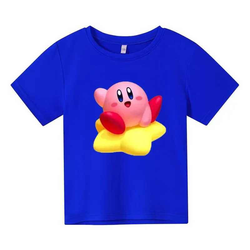 Anima Kawaii Cute Kabi Celebrity Painted Boys and Girls T-shirt 2-12 Years Old Childrens Printed Casual Fashion Outdoor T-shirtW240718