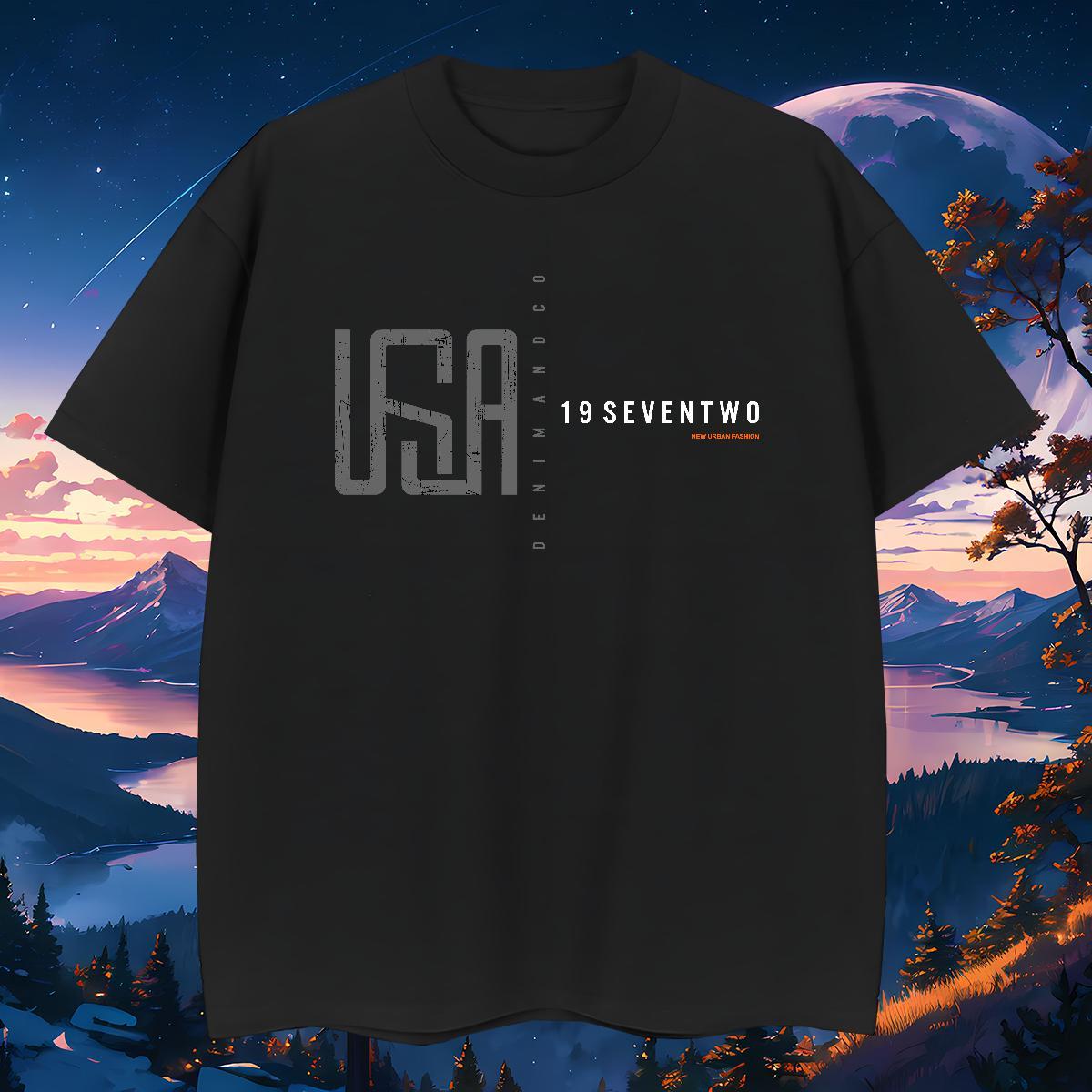 Custom Man T Shirts letter Clothings 230g Pure Cotton Street Cool Design Custom Print Plus Size O-Neck Short Sleeve Men Tees