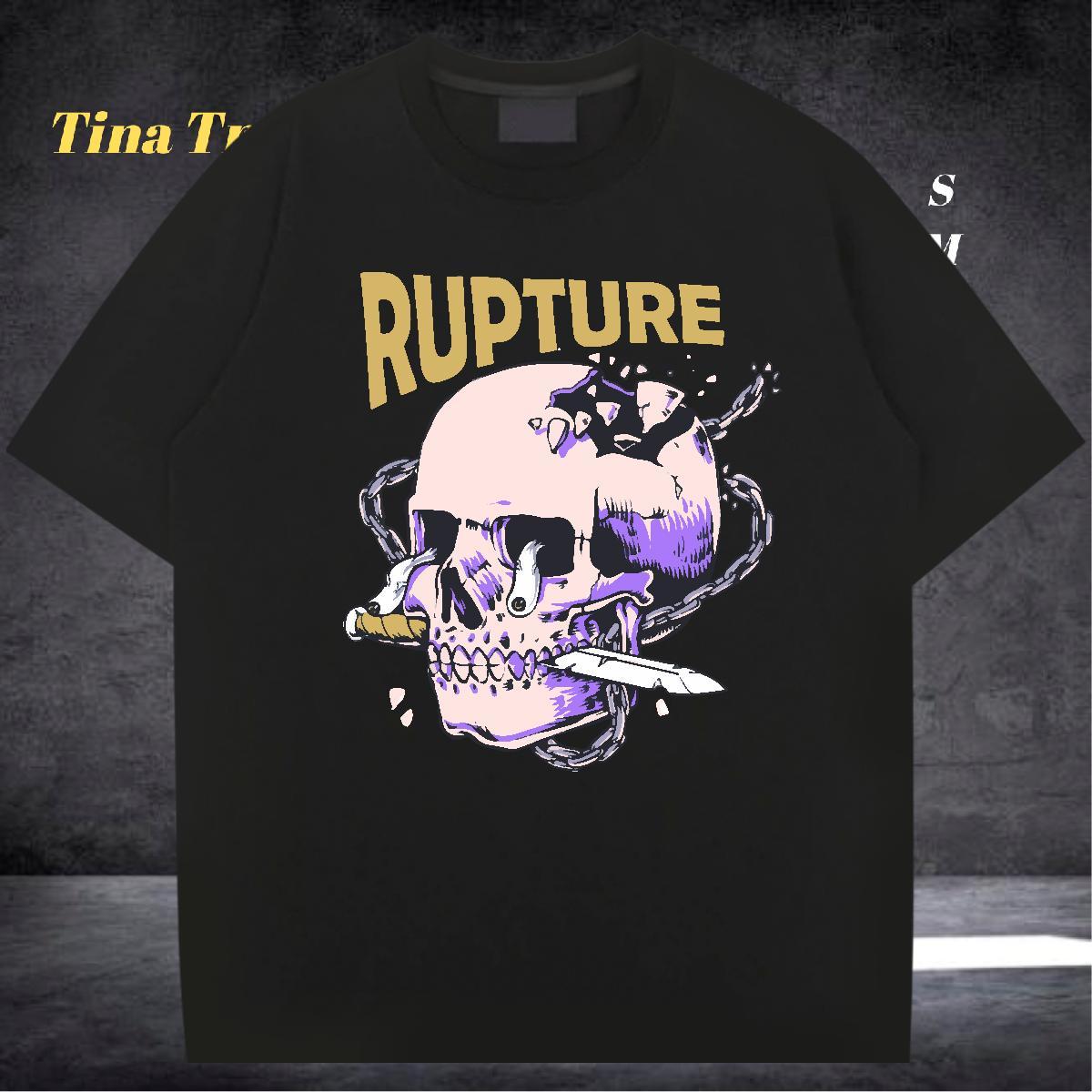 Fashion Designer T-Shirts skull Polos 230g Cotton Daily Outfit Wholesale Custom Big Size Round Neck Short Sleeve Couples T Shirts
