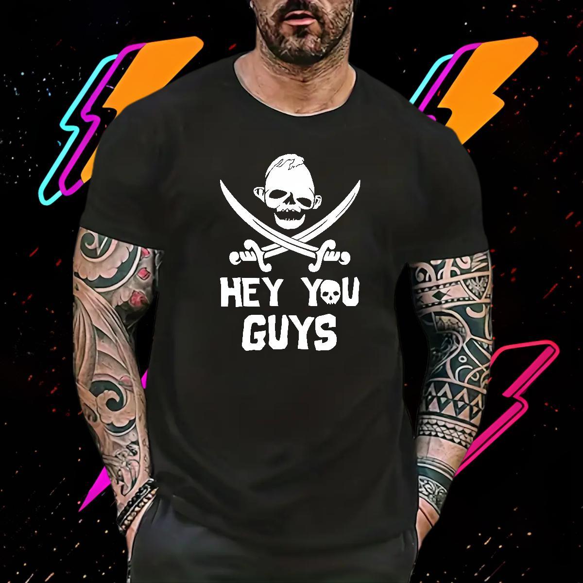 Fashion Designer Mens T Shirts skull Polos 100% Cotton 230g Casual Beach Classic Cartoon Printing L-4XL Breathable Men Tshirts