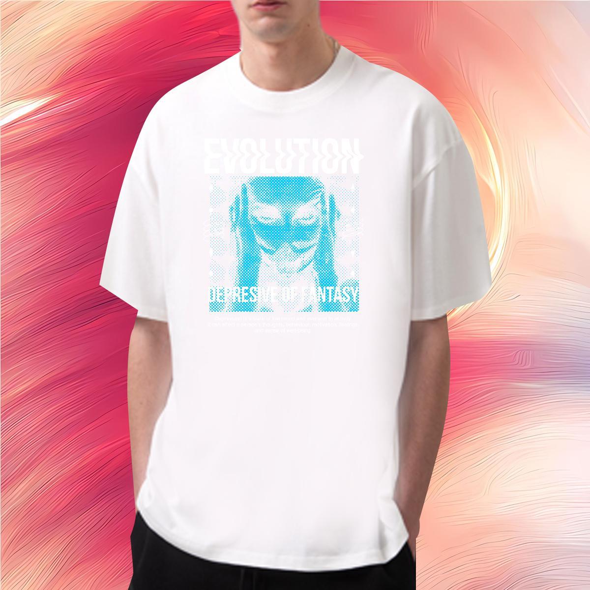 New Designer T Shirts Men ET Top Tees 230g Cotton Sport Cool White Plus Size Breathable Crew Neck Tshirt for Man Woman