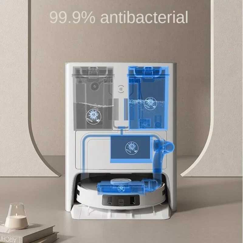 Robotic Vacuums 6000Pa Ecovacs DEEBOT T20 PRO PLUS Vacuum Cleaner Sweeping Robot 55 Hot Water Washing Mop 5200mAhL247