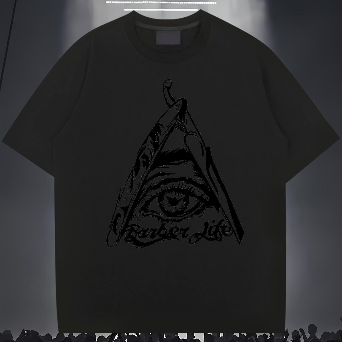 Fashion Design Mens T Shirts eye of the devil Tops Tees 230g Cotton Anime Printing Street Comfortable Skull Breathable Short Sleeve Men Tshirts