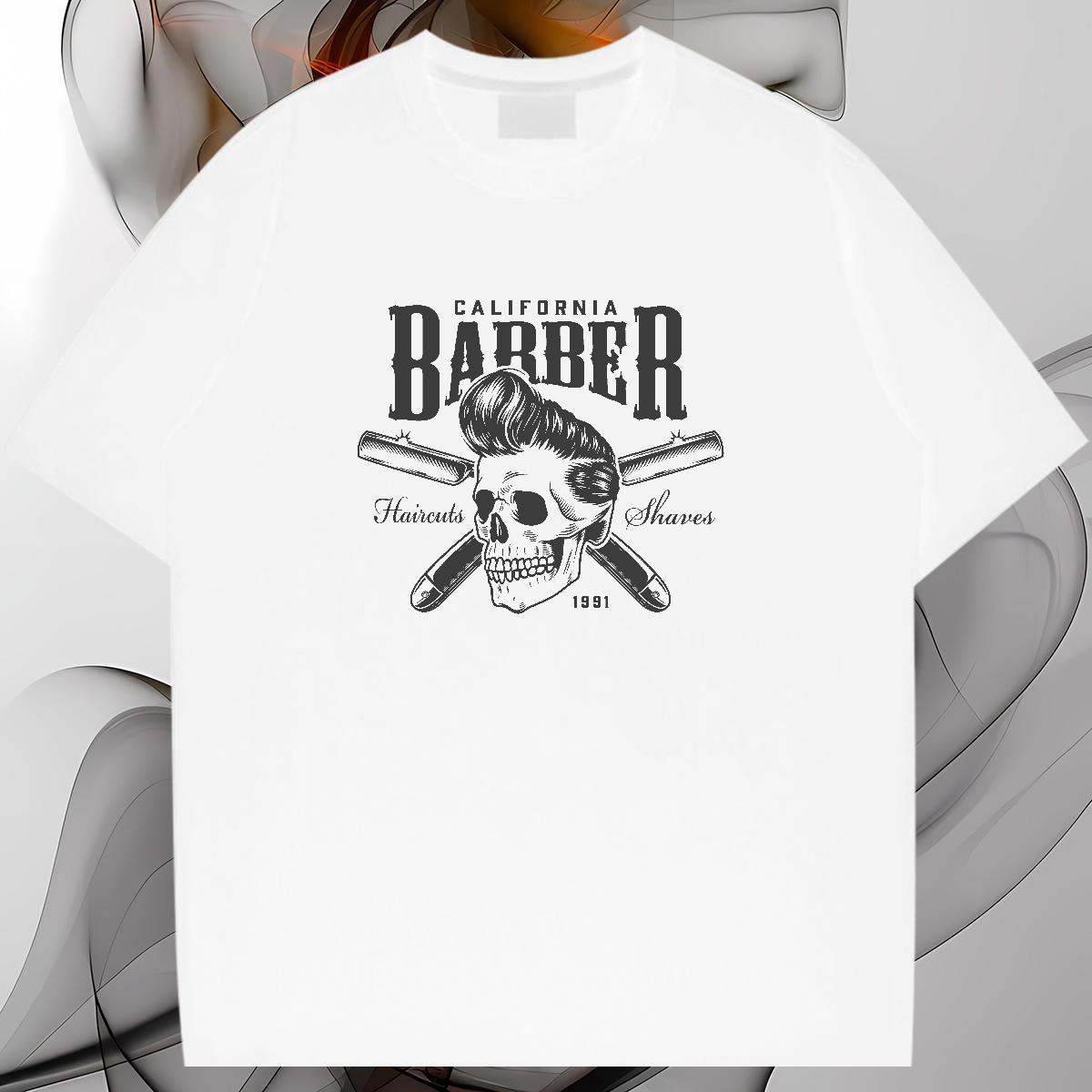 2024 T shirt skull Tops Tees 230g Cotton Casual Beach Free Shipping DIY Printed Pure Cotton Couples T Shirts