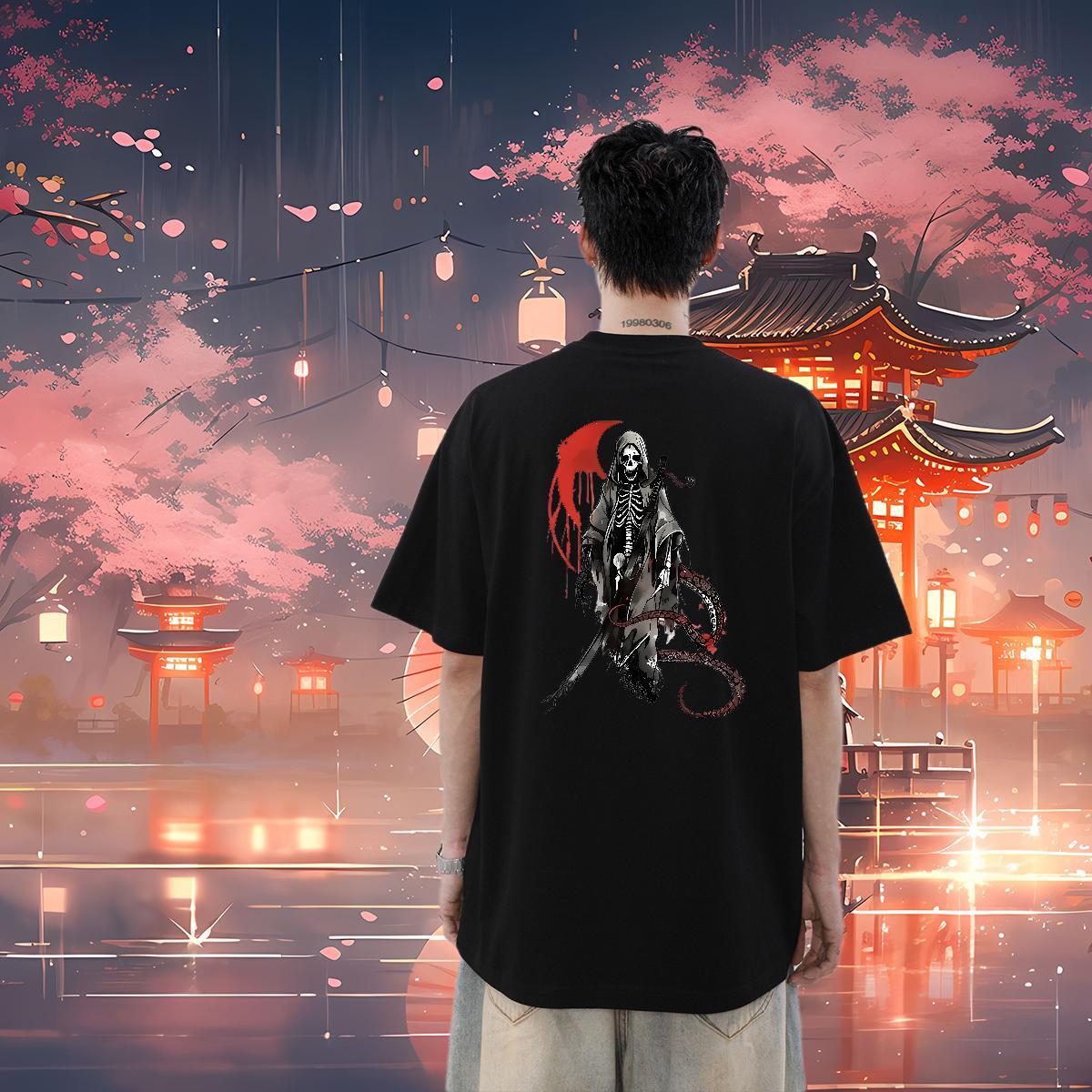 Custom Mens T Shirts tail Tees 230g 100% Cotton Casual Beach Loose DIY O Neck Short Sleeves Men Tops Tees