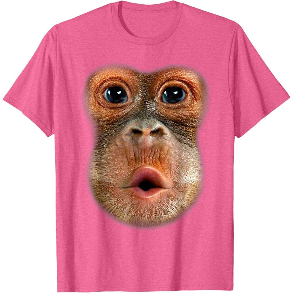 2025S Fashion Designer Mens T Shirt Monkey Face Breath Funny Men Womens Halloween Costume T Shirt Shirts Tshirt Graphic Tee Casual Tops Clothes Short 