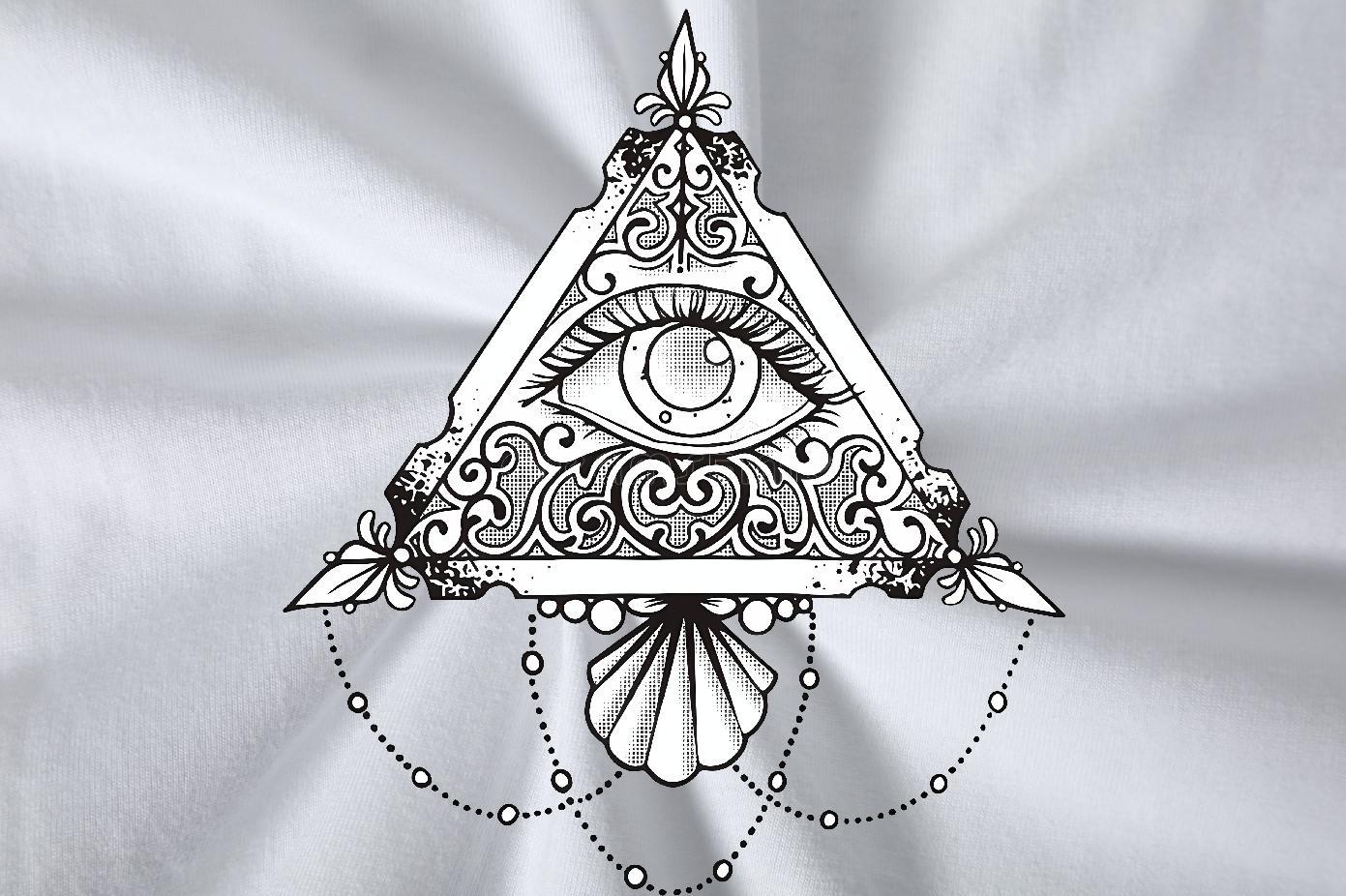 DIY Customized T Shirts Men eye of the devil Top Tees 230g Pure Cotton Casual Beach Cool Design DIY Printed Breathable Short Sleeve Couples T Shirts