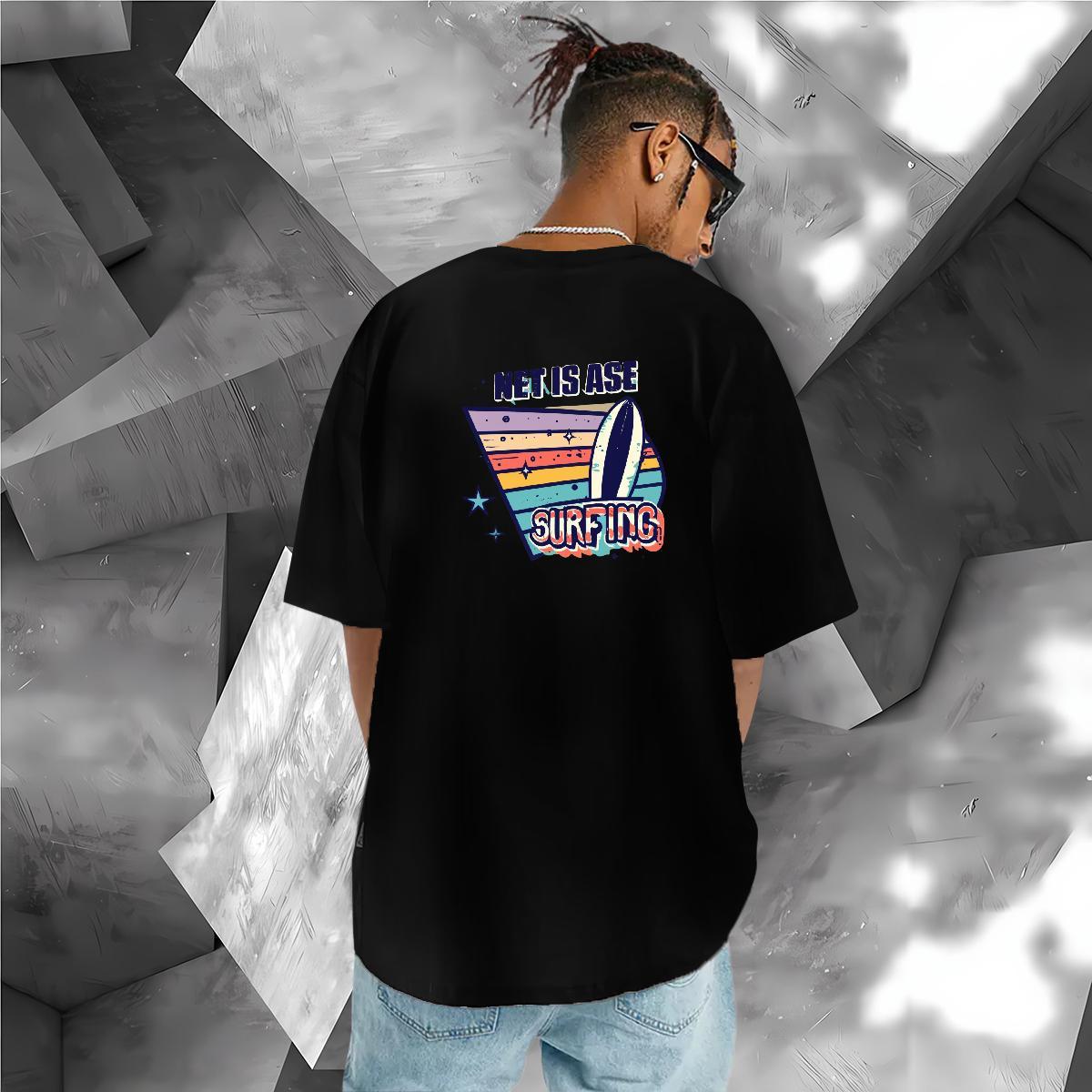 Fashion Men T Shirts beach Tees 230g Pure Cotton Home Outdoor Designer Custom Printed O-Neck Short Sleeve Mens Tshirts