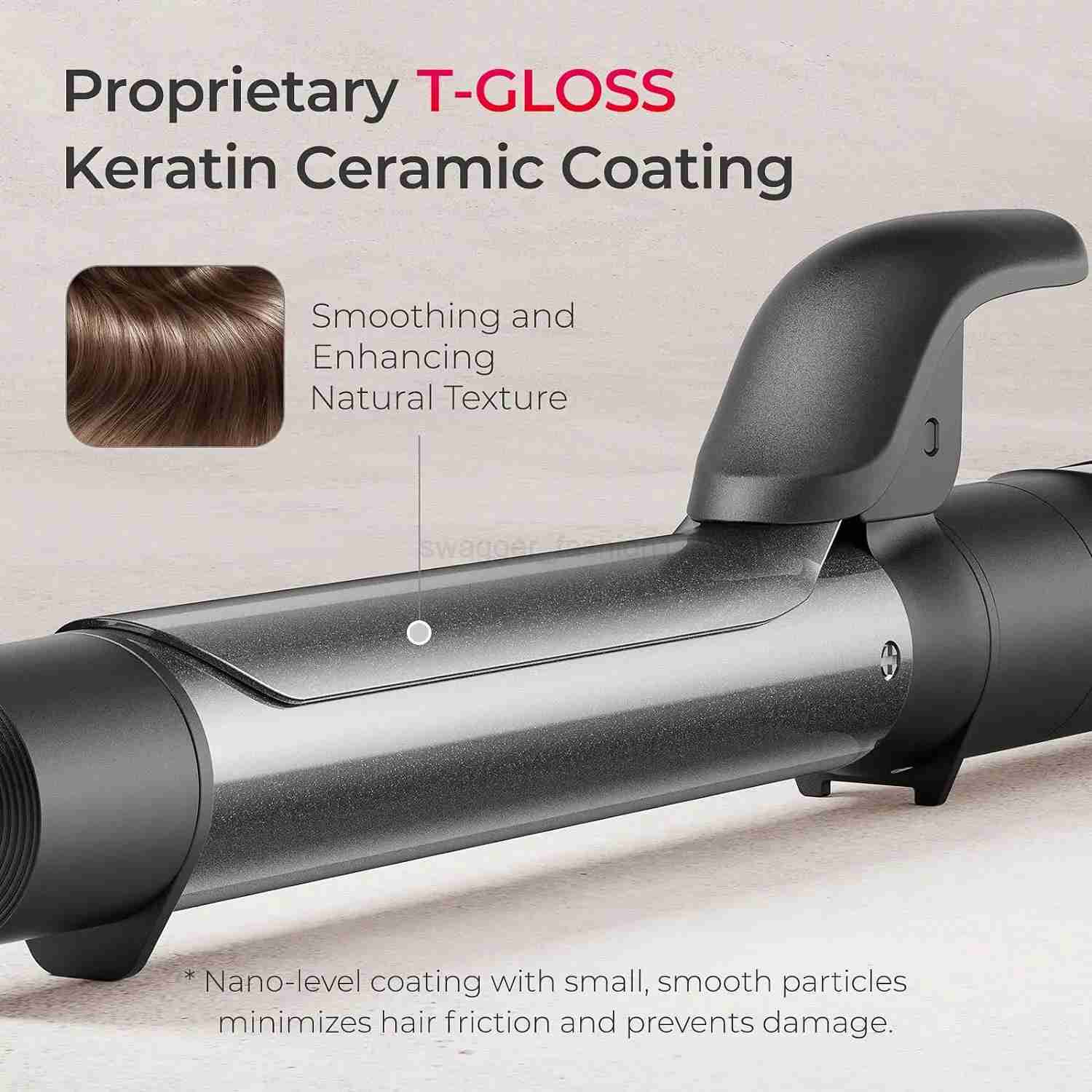 Curling Iron Set - 3 in 1 Ceramic Hair Curler 1/2 1 1 1/2 Inch Professional Ionic Curling Wand for Travel Fast Heating 5 TeXJ240807