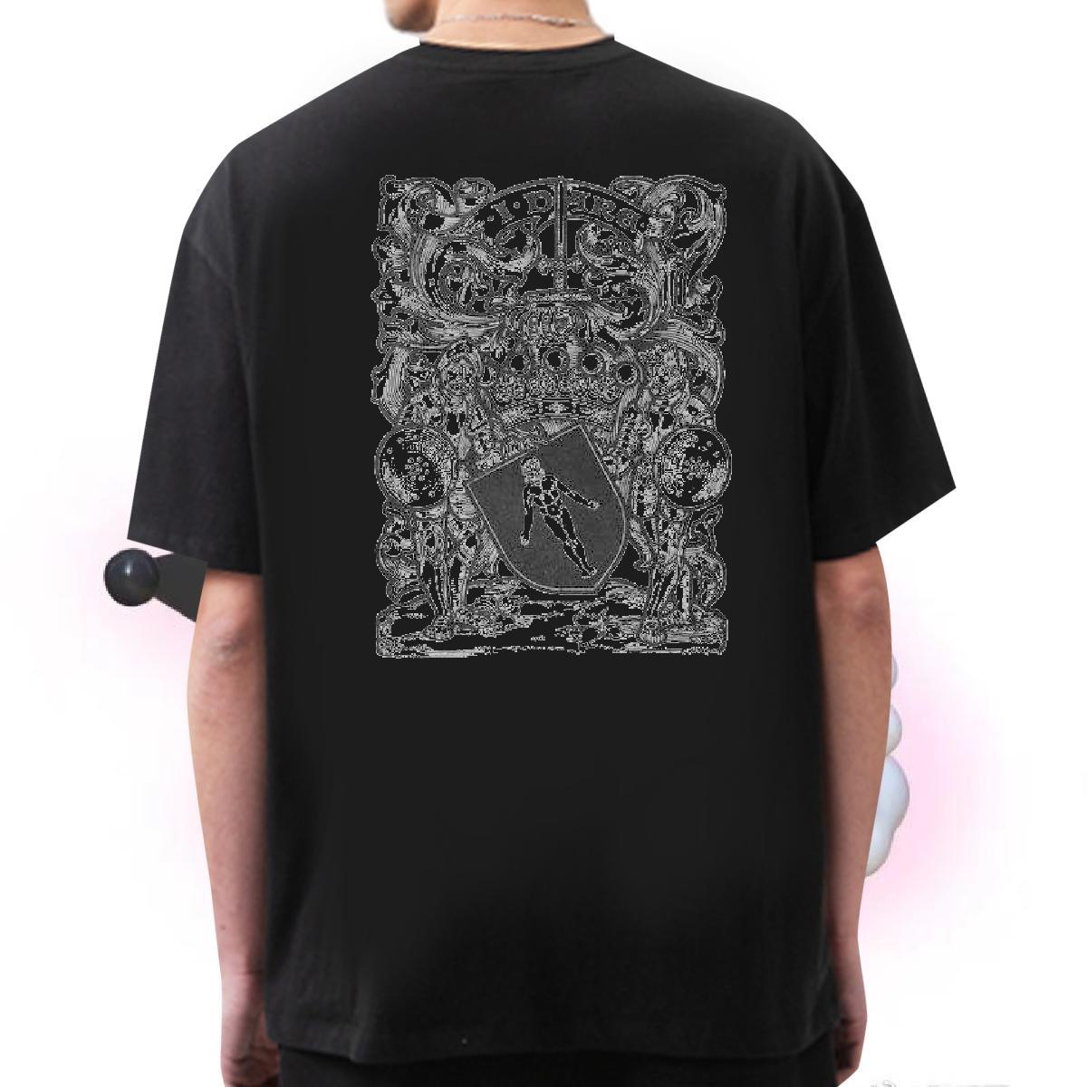 Classic Casual T-Shirts Religion Tee Shirt 230g Cotton Home Outdoor High Quality White Plus Size Breathable Short Sleeve Mens Tshirts
