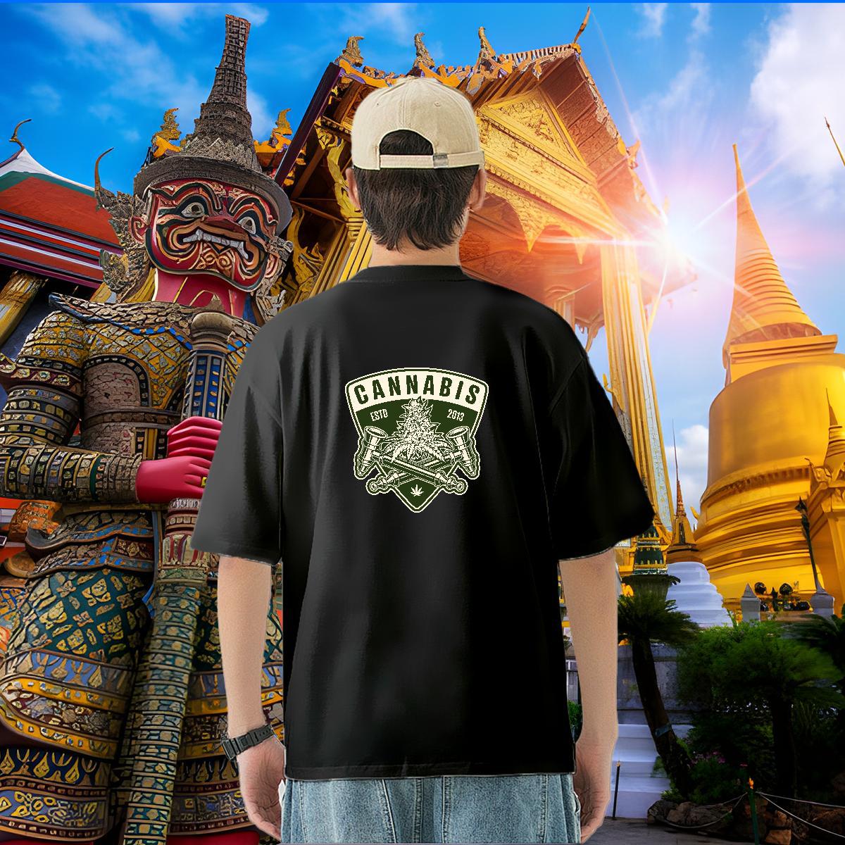 Casual New T Shirts Men tool Tees 230g Cotton Outdoor Loose Fit Oversized Breathable Short Sleeve Tshirts