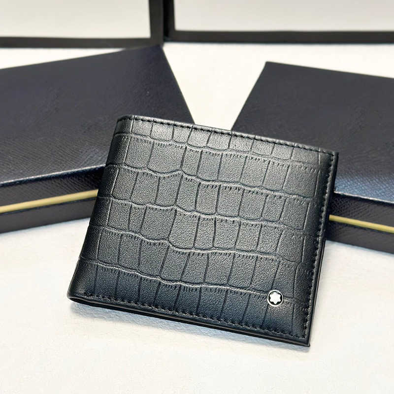 Mirror Quality Designer Purse Cardholder Women Clutch Bag Short Long Style Mens Wallet Simple Black Luxury Wallets Necessary Card Holder 240807