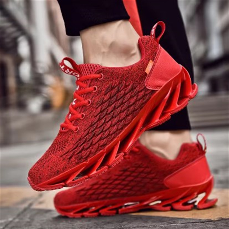 Casual Shoes Men's Sports Training Sneakers Air Cushion Mesh Tennis Outdoor Running Non-slip Wear-resistant