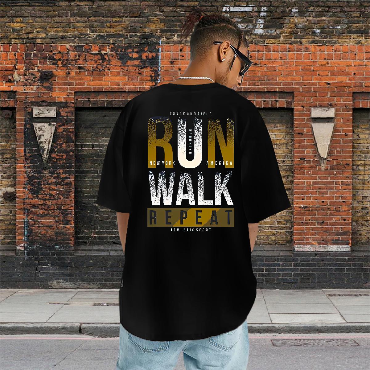 Customized T-Shirts for Men letter Tees Shirts 230g Pure Cotton Daily Wear Free Shipping Oversized 4XL O Neck Short Sleeves Men Tees