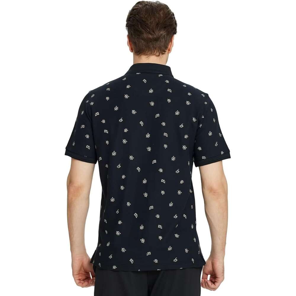Fashion Mens Polo shirt Printed Short Casual Collared Breathable Classic Fit Business Polos shirts tshirt tops summer clothes