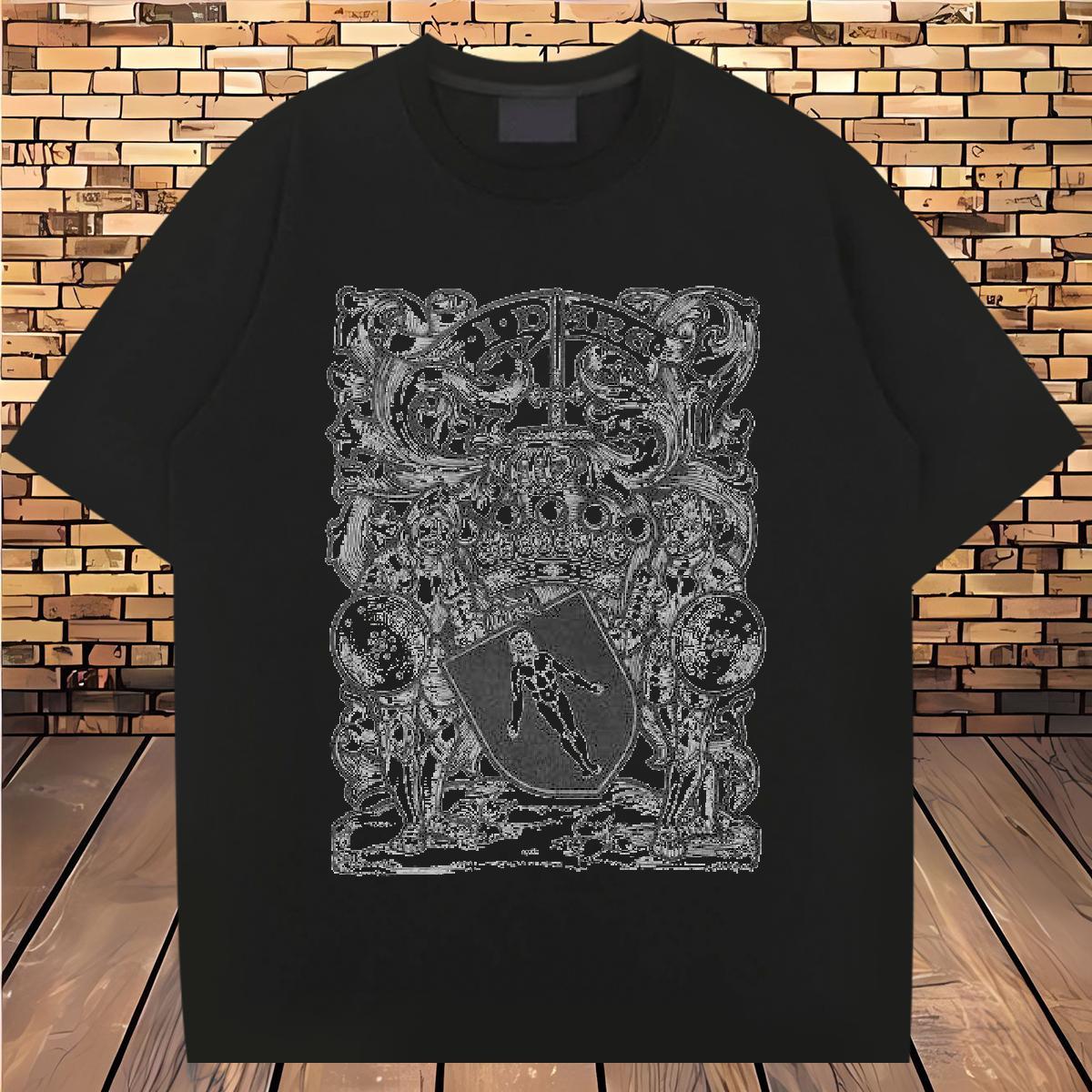 Fashion Man T Shirts Religion Tops Tees 100% Cotton 230g Street wear Hip Hop Classic Custom Printing Breathable Men Tshirts
