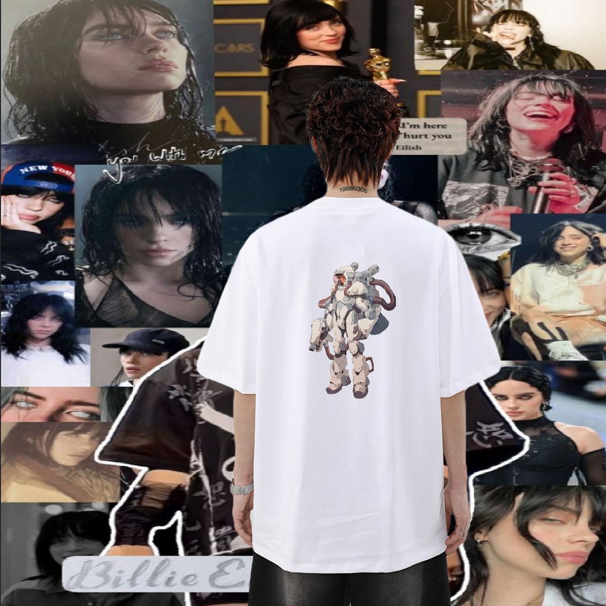 Fashion Designer T shirt spaceman Clothings 230g Pure Cotton Casual Free Shipping Anime O Neck Short Sleeves Mens Tshirts
