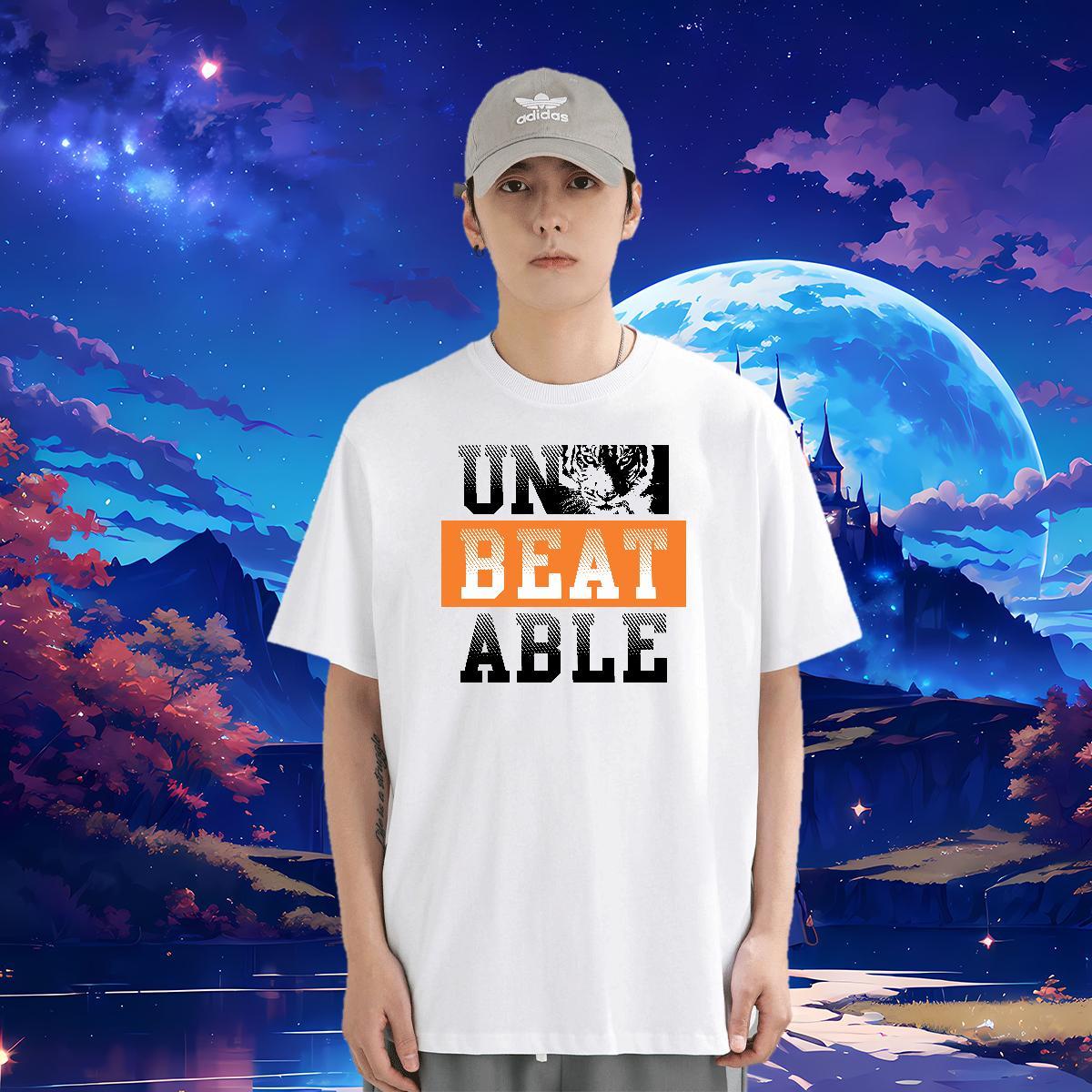 New Designer Man T Shirts letter Tops Tees 100% Cotton 230g Casual Daily Wear Popular Customized Round Neck Short Sleeve Mens Tshirts