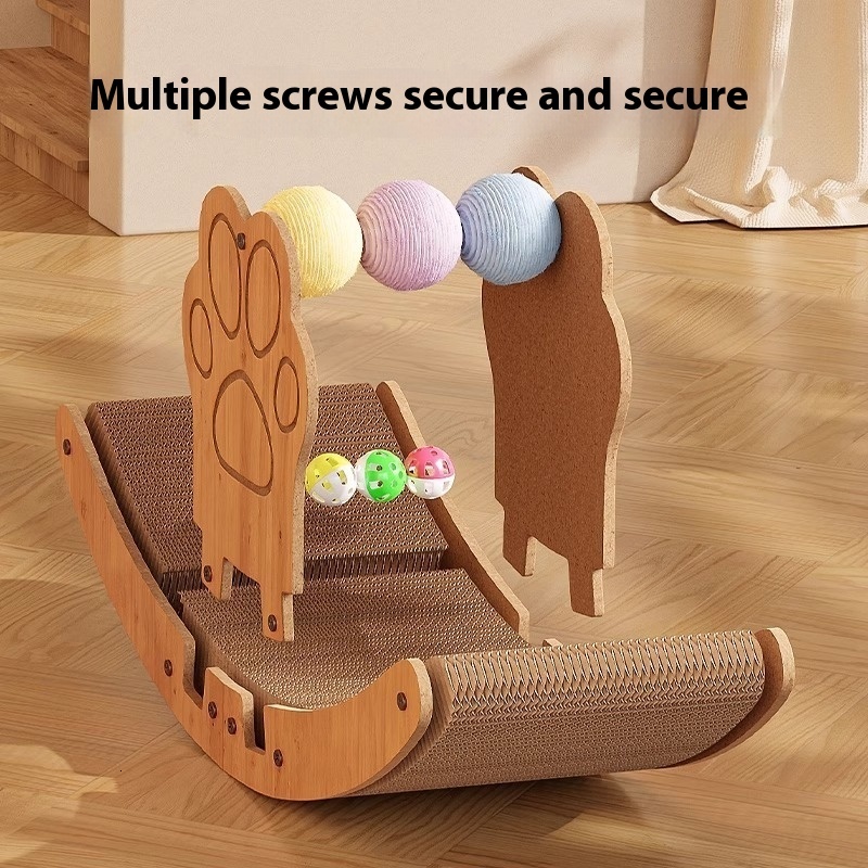 Cat Combination Cleaning and Smoothing Device - Tough yet Gentle Nail Trimmer with Anti-scratch Design