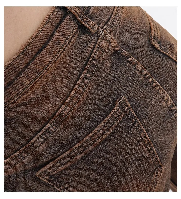 Fashion Denim Pants Women High Street Slim Bell Bottoms Female Basic Simple Jeans Full Length Streetwear Y2K Vintage 240807