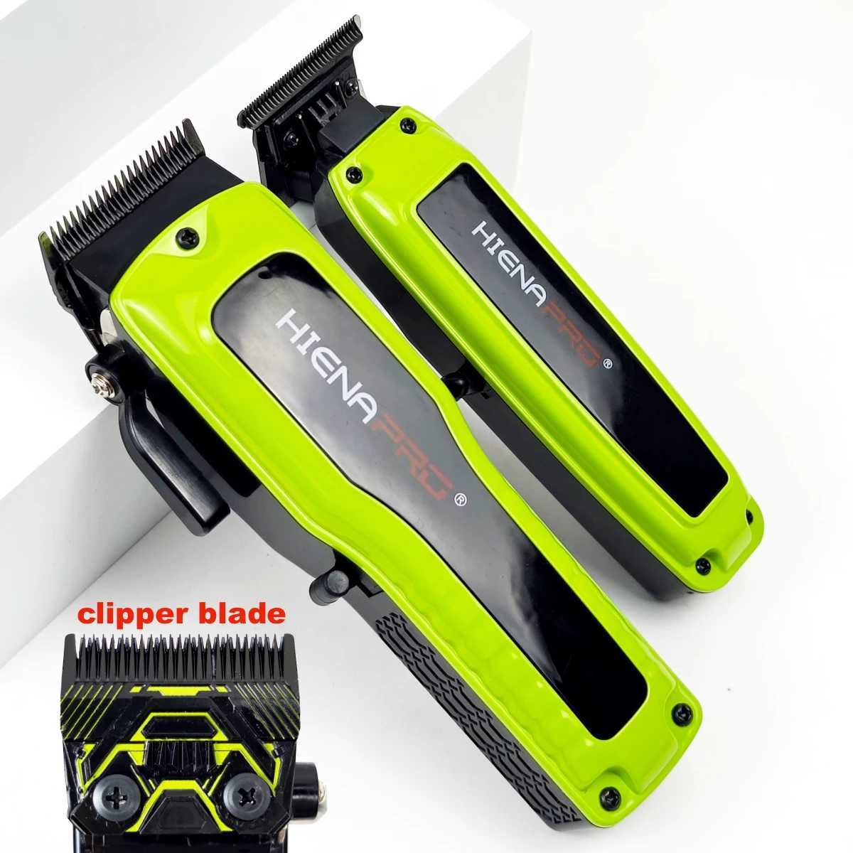Electric hair clipper 2PC set 7000RPM HYN T04 rack mounted blade hair salon mens oil head household hair clippers and trimmers W240806