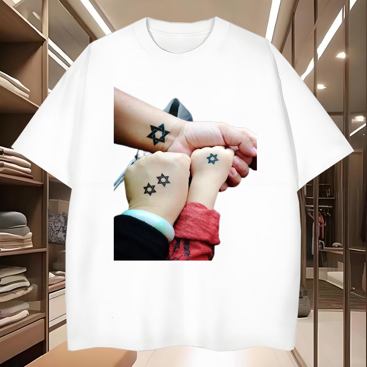 Classic Man T Shirts 230g 100% Cotton Spring Summer O Neck Short Sleeves Couples T Shirts 2024 New White Plus Size Wear