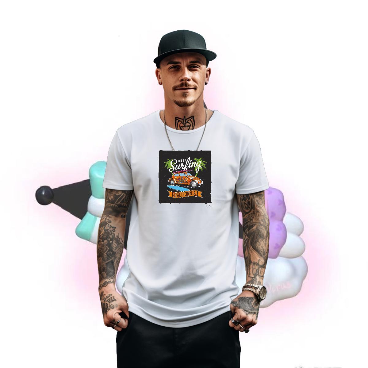 2024 Men T Shirts car Wear 230g Cotton Sport Comfortable DIY Printed Short Sleeve Soft Couples T Shirts