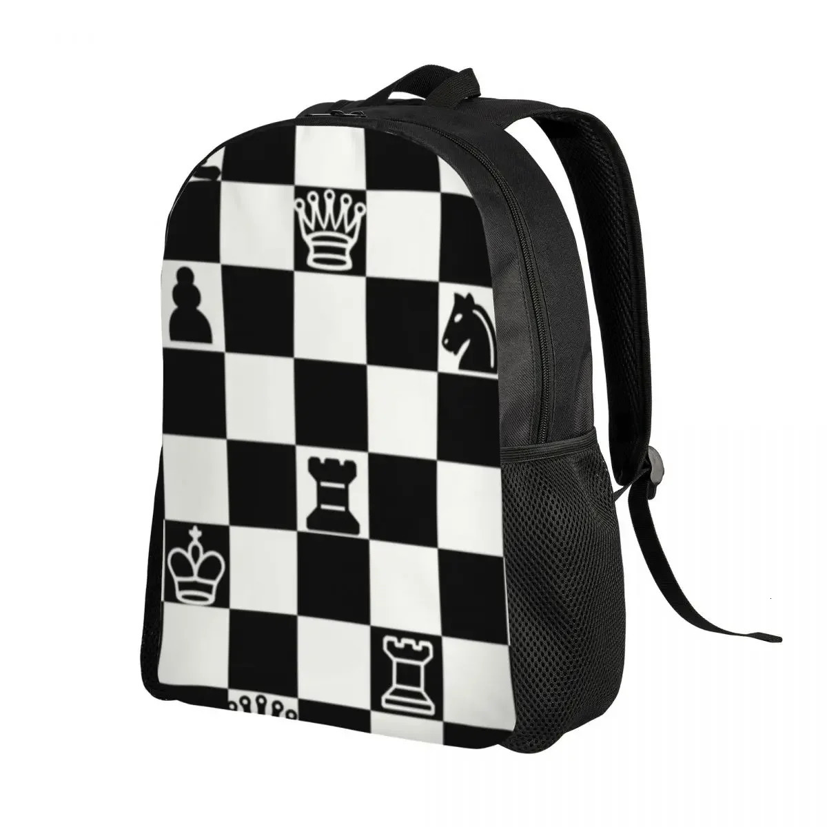 Customized Fashion Chess Backpack Womens Casual School Board Game Bag 240807