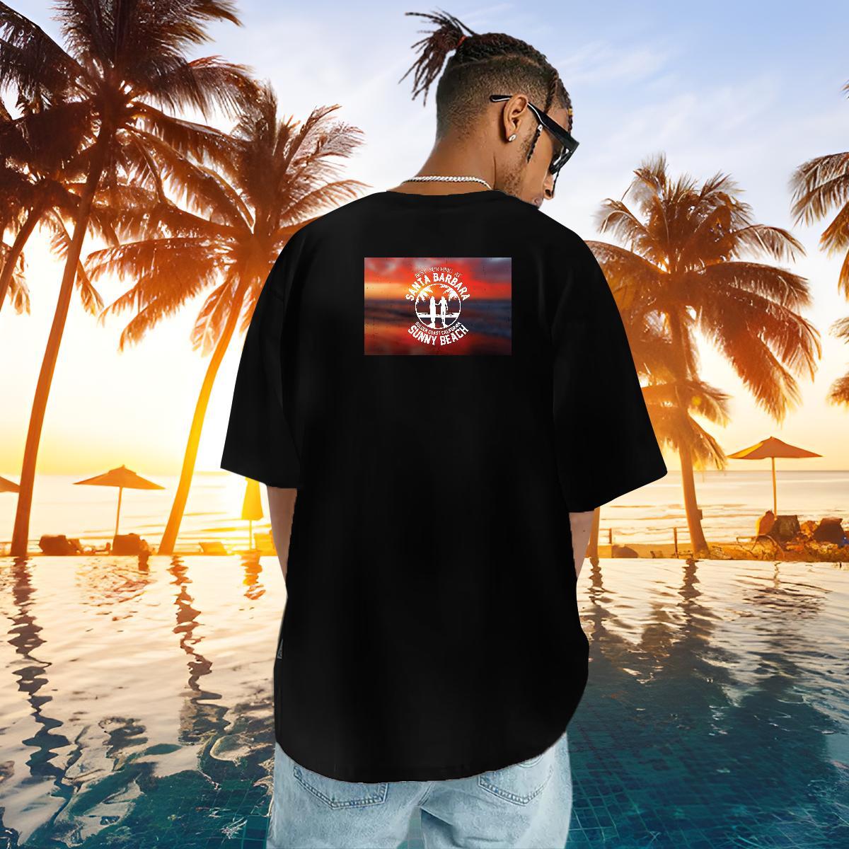 Fashion Design Men T Shirts character Clothes 100% Cotton 230g Casual Daily Wear Popular Anime Print Breathable Short Sleeve Men Tshirts
