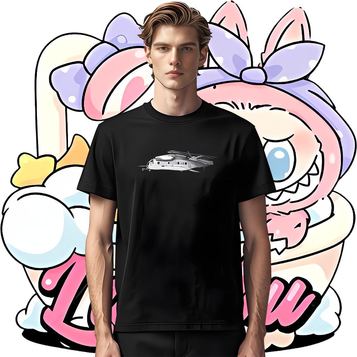 Fashion Designer T-Shirts for Men plane Polos 230g 100% Cotton Sports Casual Classic Custom Print Plus Size Round Neck Short Sleeve Men Tees