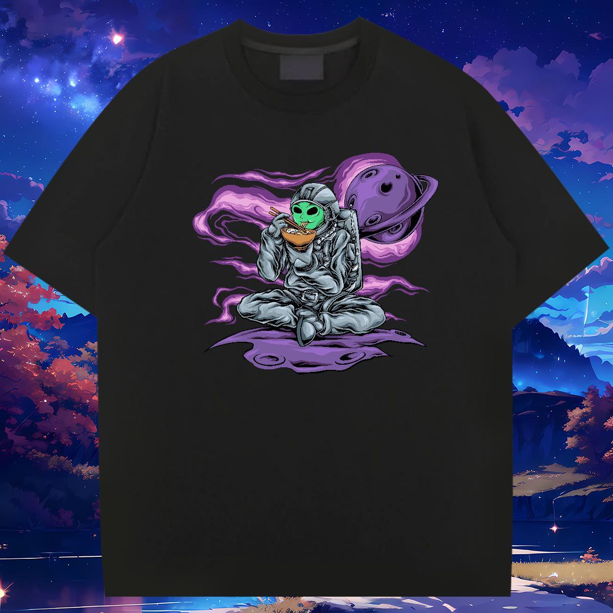 Wholesale T Shirt For Man ET Tee Shirt 230g Pure Cotton Outdoor Popular DIY Anime Breathable Crew Neck Men Tshirts
