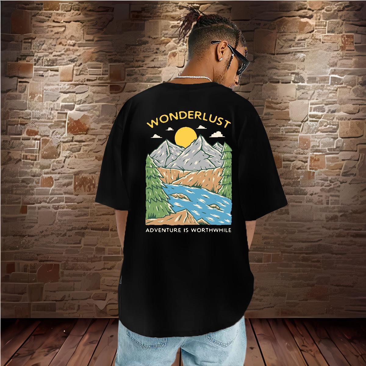 Classic Man T Shirts sun Clothes 230g Cotton Hip Hop Street Popular Customized Print Crew Neck Tshirt for Man Woman