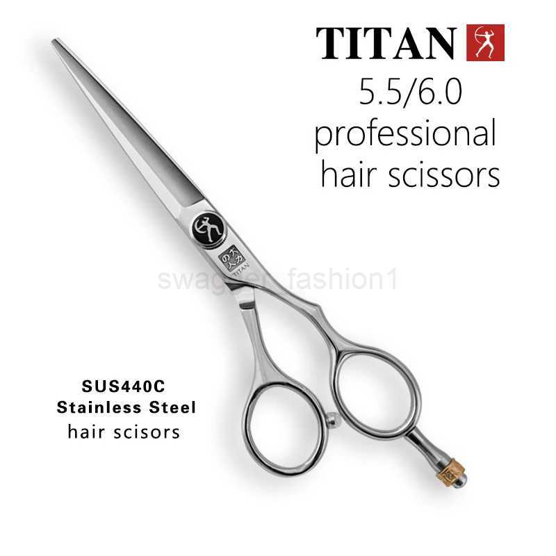 Titan Professional hair scissors 5.5inch 6.0inch barber scissors cutting thinning scissorsXJ240807