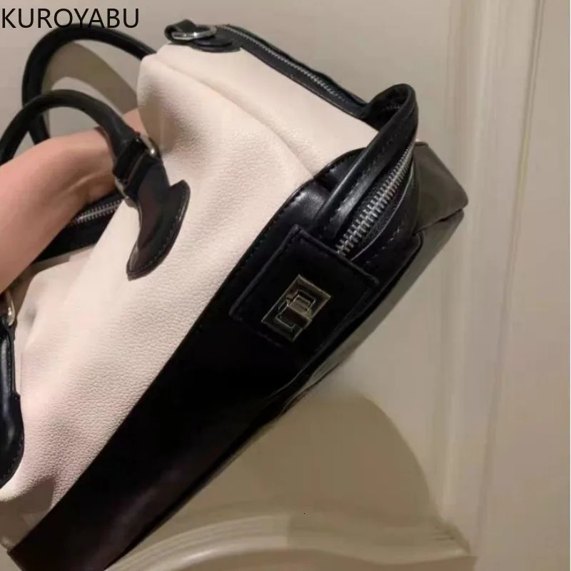 Womens Handbag Boston Vintage Shoulder Bags Large Capacity Crossbody Bag FashionSquare Bag High Quality Top-handle 240805