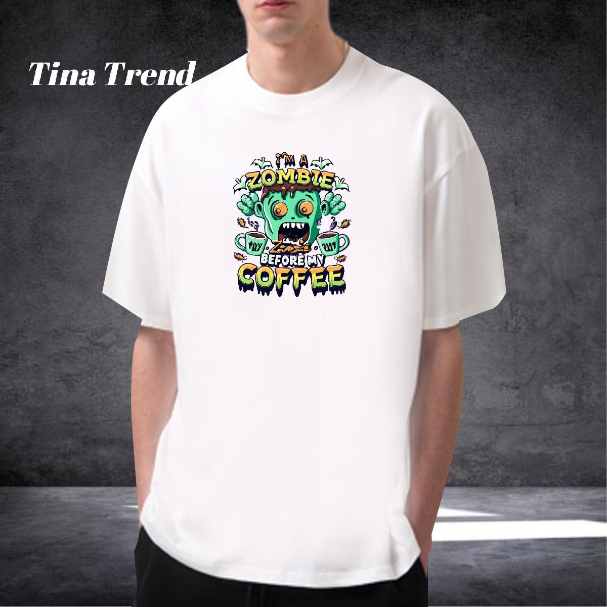 Custom T Shirts Men skull Tees 100% Cotton 230g Outdoor Cool Design White Plus Size Breathable Short Sleeve Men Tees