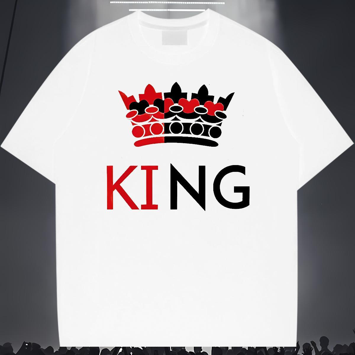 Designer T-Shirts for Men letter Tops Tees 230g Pure Cotton Street Casual Loose Fit Customized Print Breathable Soft Couples T Shirts